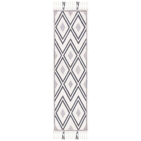 Safavieh 2 ft. -3 in. x 8 ft. Sahara 400 Runner Area Rug - Ivory & Grey SAH456A-28
